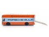 Масштабная модель Mercedes-Benz O317 Porsche race transporter Gulf (1968) ракурс 3