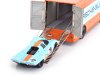 Масштабная модель Mercedes-Benz O317 Porsche race transporter Gulf (1968) ракурс 5