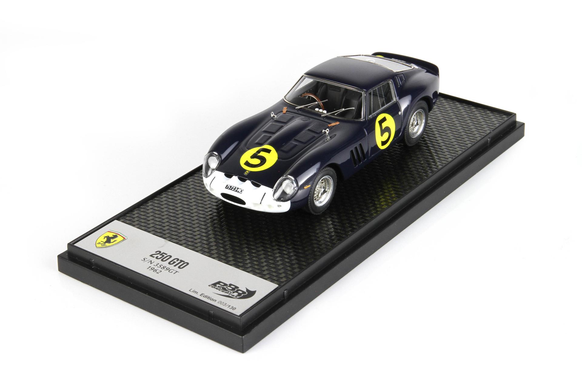 BOX Modifié Ferrari 250 GTO #16 Tourist Trophy 1963 1/43