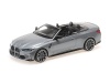 Масштабная модель BMW M4 Cabriolet 2020 серый металлик 1:18 Minichamps 155021034