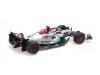 Масштабная модель Mercedes-AMG Petronas Formula One Team F1 W13 E Performance G.Russell 1-я победа Гран-при Бразилии 2022 ракурс 2