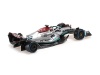 Масштабная модель Mercedes-AMG Petronas Formula One Team F1 W13 E Performance George Russell Monaco GP 2022 ракурс 2