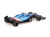 Масштабная модель Alpine F1 Team A521 Fernando Alonso Hungarian GP 2021 ракурс 2