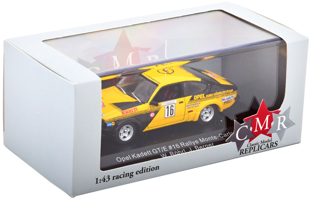 OPEL KADETT GT/E 16 ROHRL/BERGER RALLYE MONTE-CARLO 1976 4EME