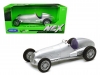 Масштабная модель Mercedes-Benz W125 1937 серебристый 1:24 Welly 24109S ракурс 3