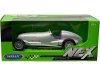 Масштабная модель Mercedes-Benz W125 1937 серебристый 1:24 Welly 24109S ракурс 2