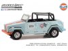 Масштабная модель Volkswagen Thing (Type 181) #271 Gulf Oil 1983 голубой с оранжевым 1:64 GreenLight 41145D