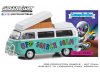 Масштабная модель Volkswagen T2 Westfalia кэмпер с подъемной крышей Unidentified Flying Object (UFO) Search Team Crashed Craig 1968 1:64 GreenLight 54090B