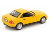 Масштабная модель Mercedes-Benz SLK 200 R170 Roadster 1996-2000 хардтоп, желтый ракурс 4