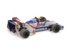 Масштабная модель Toleman F1 TG183B Hart #19 Brazilian GP (1984) Ayrton Senna грязная версия ракурс 2