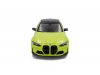 Масштабная модель BMW M3 (G80) Competition 2023 зеленый лайм с черным ракурс 6