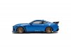Масштабная модель Shelby Mustang Super Snake Grabber 2025 синий с черным 1:18 Solido S1813802 ракурс 4
