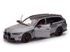 Масштабная модель BMW M3 (G81) Touring Performance 2024 матовый серый 1:18 Solido S1813702 ракурс 4
