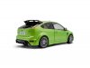 Масштабная модель Ford Focus RS Mk2 Ultimate 2009 зеленый металлик 1:18 Solido S1813101 ракурс 2
