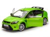Масштабная модель Ford Focus RS Mk2 2009 зеленый металлик (Ultimate Green Metallic) 1:18 Solido S1813101 ракурс 4