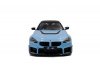 Масштабная модель BMW M2 (G87) Performance 2024 голубой с черным ракурс 6