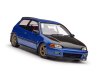 Масштабная модель Honda Civic (EG6) Solido Works 1991 синий перламутр с черным (Cobalt blue pearl) 1:18 Solido S1810406 ракурс 10