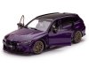 Масштабная модель BMW M3 (G81) Touring Perfornance 2024 темно-фиолетовый 1:18 Solido S1813701 ракурс 4