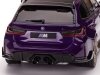Масштабная модель BMW M3 (G81) Touring Perfornance 2024 темно-фиолетовый 1:18 Solido S1813701 ракурс 7