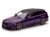 Масштабная модель BMW M3 (G81) Touring Perfornance 2024 темно-фиолетовый 1:18 Solido S1813701