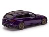 Масштабная модель BMW M3 (G81) Touring Perfornance 2024 темно-фиолетовый 1:18 Solido S1813701 ракурс 3