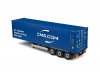 Масштабная модель Полуприцеп с контейнером CMA CGM синий ракурс 7