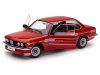 Масштабная модель BMW Alpina E21 C1 2.3 1980 красный с серебристым 1:18 Solido S1812803 ракурс 3