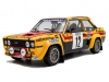 Масштабная модель FIAT 131 Abarth Calberson #12 Mouton/Annie Ралли Монте-Карло 1980 желтый с красным и черным 1:18 Solido S1806007