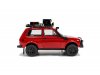 Масштабная модель ВАЗ-2121 Лада Нива Lada Niva красный ракурс 7