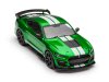 Масштабная модель Ford Mustang Shelby GT 500 2020 FastTrack зеленый металлик с белым 1:43 Solido S4311511 ракурс 6