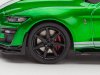 Масштабная модель Ford Mustang Shelby GT 500 2020 FastTrack зеленый металлик с белым 1:43 Solido S4311511 ракурс 5