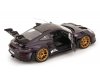 Масштабная модель Porsche 911 (992) GT3 RS Weissach Package 2024 фиолетовый металлик 1:18 Solido S1812103 ракурс 10