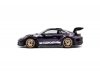 Масштабная модель Porsche 911 (992) GT3 RS Weissach Package 2024 фиолетовый металлик 1:18 Solido S1812103 ракурс 4