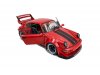 Масштабная модель Porsche 911 RWB Bodykit Taikano Kaishin 2024 красный с черным 1:18 Solido S1807514 ракурс 3