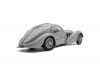 Масштабная модель Bugatti Atlantic 57SC 1937 матовый серебристый 1:18 Solido S1802106 ракурс 2