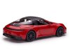 Масштабная модель Porsche 911 (992.2) Targa 4 GTS Hybrid 2025 красный 1:18 Maisto 31470R ракурс 3
