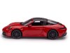 Масштабная модель Porsche 911 (992.2) Targa 4 GTS Hybrid 2025 красный 1:18 Maisto 31470R ракурс 2