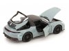 Масштабная модель Porsche 911 (992.2) Targa 4 GTS Hybrid 2025 зеленый ракурс 3