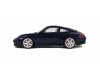 Масштабная модель Porsche 911 (996.2) Carera 4S 2002 темно-синий металлик ракурс 3