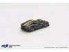 Масштабная модель Ferrari 812 Competitizone 2024 темно-серый с желтым 1:64 BBR BBRFER64009 ракурс 2