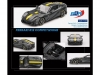Масштабная модель Ferrari 812 Competitizone 2024 темно-серый с желтым 1:64 BBR BBRFER64009 ракурс 5