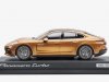 Масштабная модель Porsche Panamera Turbo E-Hybrid (G3) золотистый ракурс 3