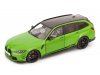 Масштабная модель BMW M3 Touring (G81) 2024 зеленый