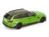 Масштабная модель BMW M3 Touring (G81) 2024 зеленый ракурс 4