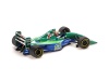 Масштабная модель Benetton F1 B194 Ford Mild Seven Car Of Michael Schumacher (1994) чемпион мира Demonstration Run Silverstone GP (2021) Mick Schumacher 1:43 Minichamps 510219133 ракурс 2