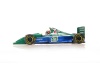 Масштабная модель Benetton F1 B194 Ford Mild Seven Car Of Michael Schumacher (1994) чемпион мира Demonstration Run Silverstone GP (2021) Mick Schumacher 1:43 Minichamps 510219133 ракурс 3