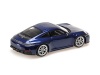 Масштабная модель Porsche 911 (992) Carrera GTS Coupe (2025) синий металлик 1:43 Minichamps 410064121 ракурс 2