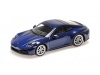 Масштабная модель Porsche 911 (992) Carrera GTS Coupe (2025) синий металлик 1:43 Minichamps 410064121