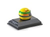 Масштабная модель Bell Helmet F1 Casco Helmet Tg183B Hart #19 Brazilian GP (1984) Ayrton Senna 1:8 Minichamps 540308419 ракурс 2