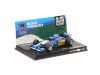 Масштабная модель Benetton F1 B195 Team Mild Seven Renault #1 чемпион мира победитель Brazilian GP (1995) Michael Schumacher 1:43 Minichamps 517950101 ракурс 3